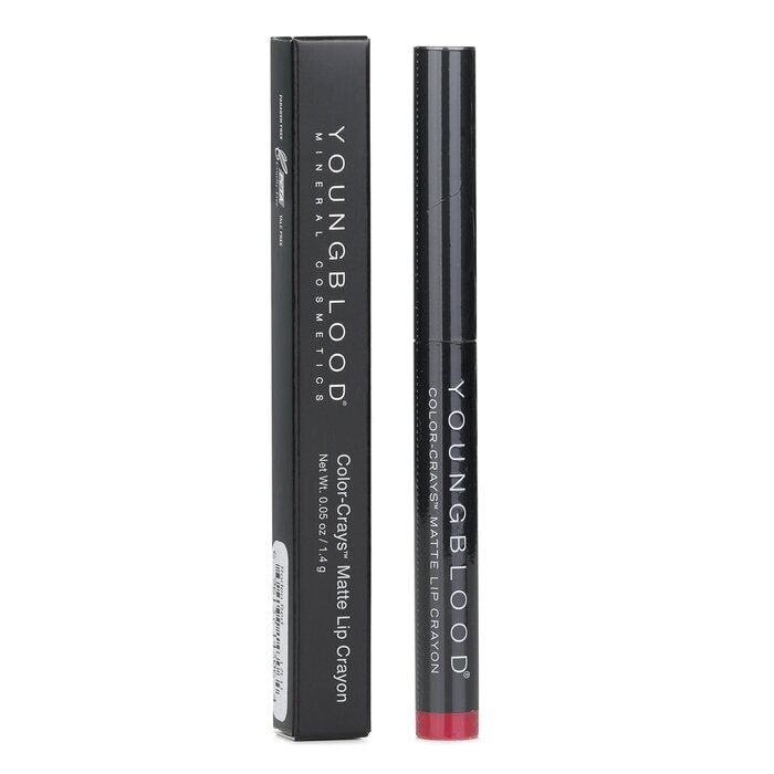 Youngblood Color Crays Matte Lip Crayon - # Rodeo Red 1.4g/0.05oz