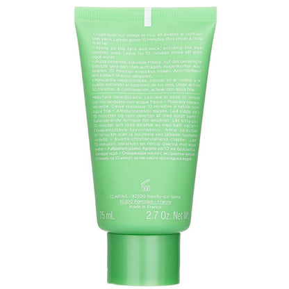 Clarins SOS Pure Rebalancing Clay Mask mit Alpenweide – Mischhaut bis fettige Haut, 75 ml