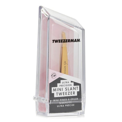 Tweezerman Mini-Schrägpinzette, ultrapräzise (zinnbeschichtet) (Studio-Kollektion)