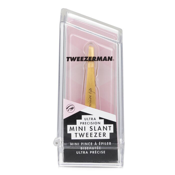 Tweezerman Mini-Schrägpinzette, ultrapräzise (zinnbeschichtet) (Studio-Kollektion)