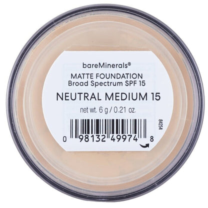 BareMinerals Matte Foundation Broad Spectrum SPF15 - Neutral Medium 6 g/0,21 oz