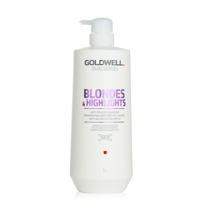 Goldwell Dual Senses Blondes &amp; Highlights Anti-Yellow Shampoo (Leuchtkraft für blondes Haar) 1000ml/33.8oz