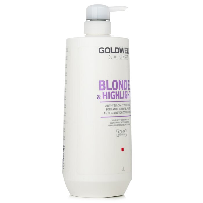 Goldwell Dual Senses Blondes &amp; Highlights Anti-Yellow Conditioner (Leuchtkraft für blondes Haar) 1000ml/33.8oz