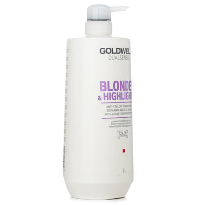 Goldwell Dual Senses Blondes &amp; Highlights Anti-Yellow Conditioner (Leuchtkraft für blondes Haar) 1000ml/33.8oz