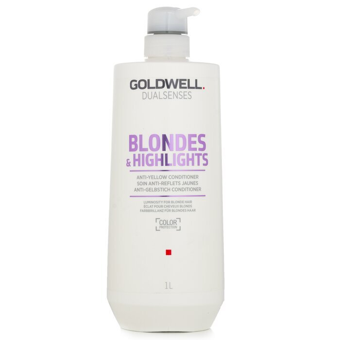 Goldwell Dual Senses Blondes &amp; Highlights Anti-Yellow Conditioner (Leuchtkraft für blondes Haar) 1000ml/33.8oz