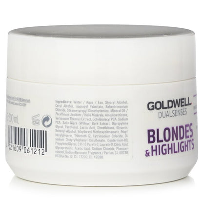 Goldwell Dual Senses Blondes &amp; Highlights 60SEC Behandlung (Leuchtkraft für blondes Haar) 200ml/6,8oz