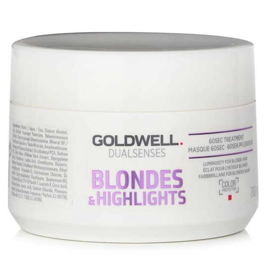 Goldwell Dual Senses Blondes &amp; Highlights 60SEC Behandlung (Leuchtkraft für blondes Haar) 200ml/6,8oz