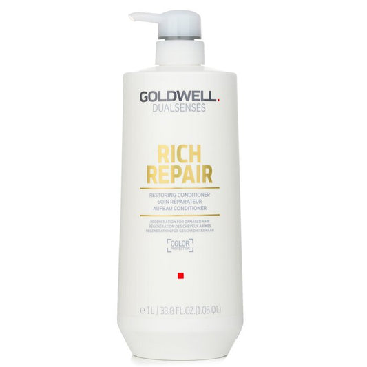 Goldwell Dual Senses Rich Repair Restoring Conditioner (Regeneration für strapaziertes Haar) 1000ml/33.8oz