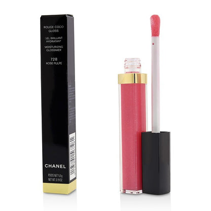 Chanel Rouge Coco Gloss Feuchtigkeitsspendender Glossimer - Nr. 728 Rose Pulpe 5,5 g/0,19 oz