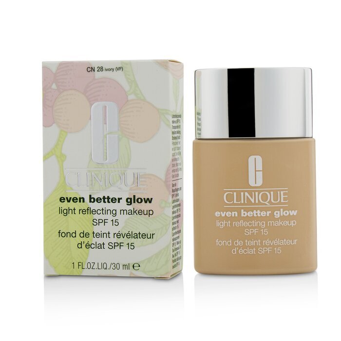 Clinique Even Better Glow Lichtreflektierendes Make-up LSF 15 – Nr. CN 28 Elfenbein, 30 ml