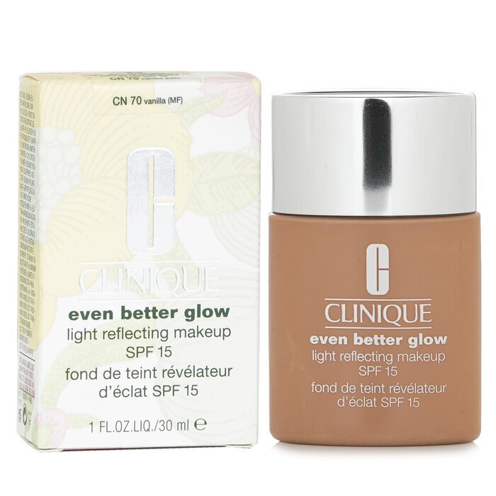 Clinique Even Better Glow Lichtreflektierendes Make-up LSF 15 – Nr. CN 70 Vanille, 30 ml