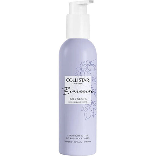 Collistar Benessere Fig And Wisteria Liquid Body Butter 200ml