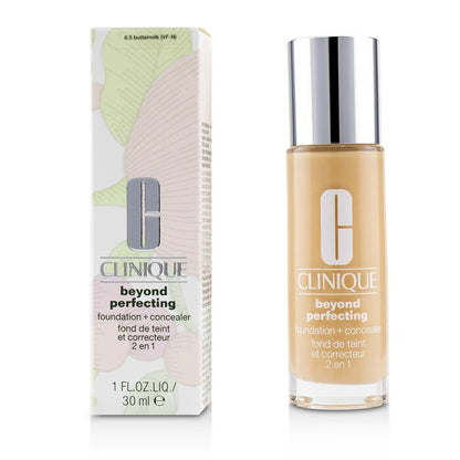 Clinique Beyond Perfecting Foundation &amp; Concealer – Nr. 6,5 Buttermilch (VF-N) 30 ml