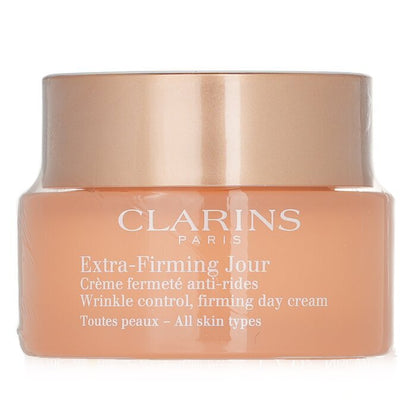 Clarins Extra-Firming Jour Wrinkle Control, straffende Tagescreme – alle Hauttypen, 50 ml