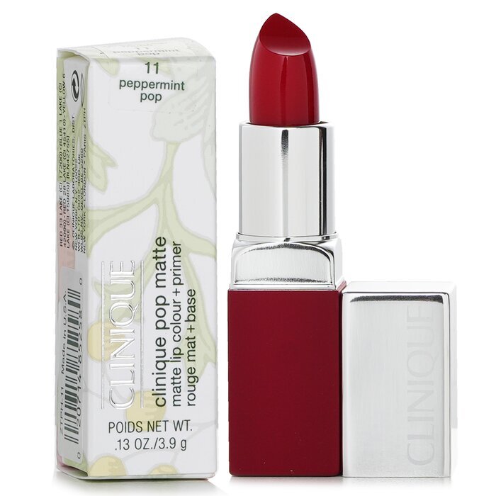 Clinique Pop Matte Lip Colour + Primer – Nr. 11 Peppermint, 3,9 g/0,13 oz