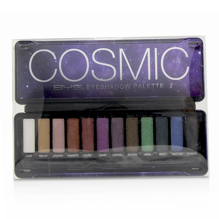 BYS Lidschatten-Palette (12x Lidschatten, 2x Applikator) - Cosmic 12g/0.42oz