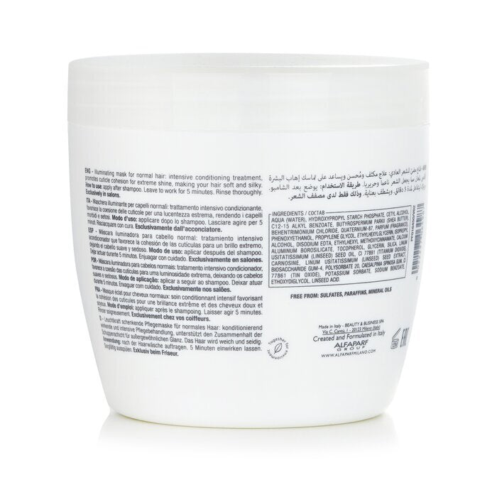 AlfaParf Semi Di Lino Diamond Illuminating Mask (normales Haar) 500 ml/17,4 oz