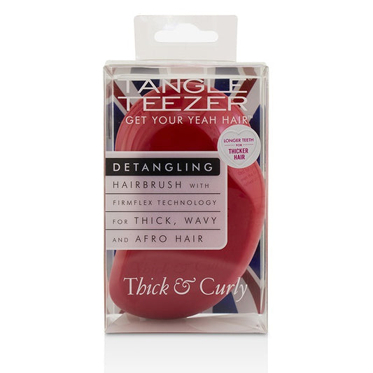 Tangle Teezer Entwirrungsbürste für dickes und lockiges Haar – # Salsa Red (für dickes, welliges und Afro-Haar) 1 Stück