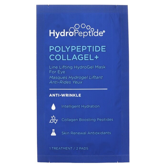 HydroPeptide Polypeptide Collagen+ Line Lifting Hydrogel-Maske für die Augen, 8 Behandlungen