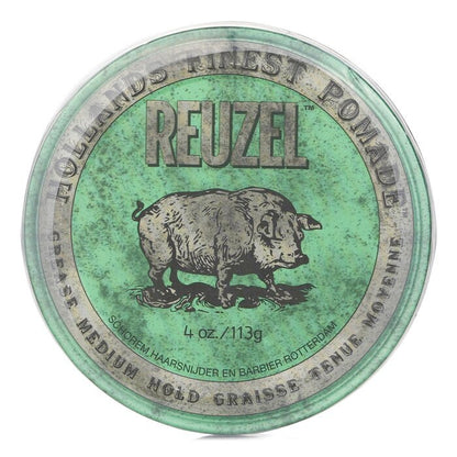 Reuzel Green Pomade (Grease Medium Hold) 113g/4oz