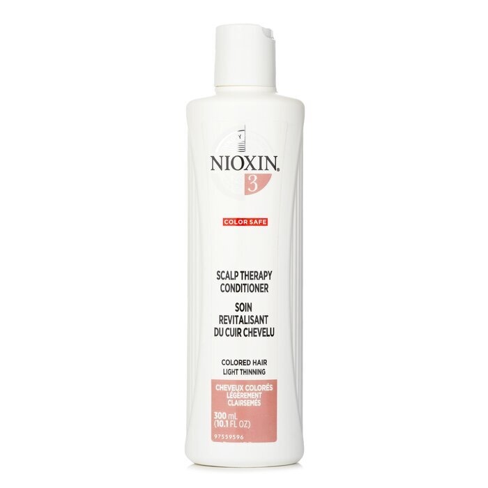 Nioxin Density System 3 Scalp Therapy Conditioner (Colored Hair, Light Thinning, Color Safe) 300ml/10.1oz