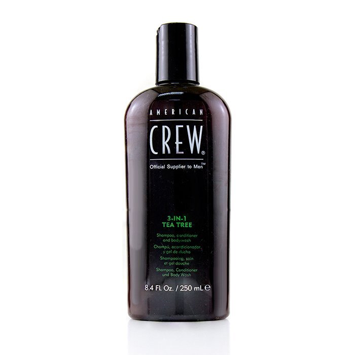 American Crew Men 3-IN-1 Teebaum-Shampoo, Spülung und Duschgel 250ml/8,4oz