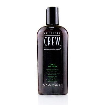 American Crew Men 3-IN-1 Teebaum-Shampoo, Spülung und Duschgel 250ml/8,4oz