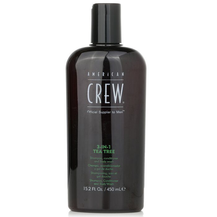 American Crew Men 3-IN-1 Teebaum-Shampoo, Spülung und Duschgel 450ml/15,2oz