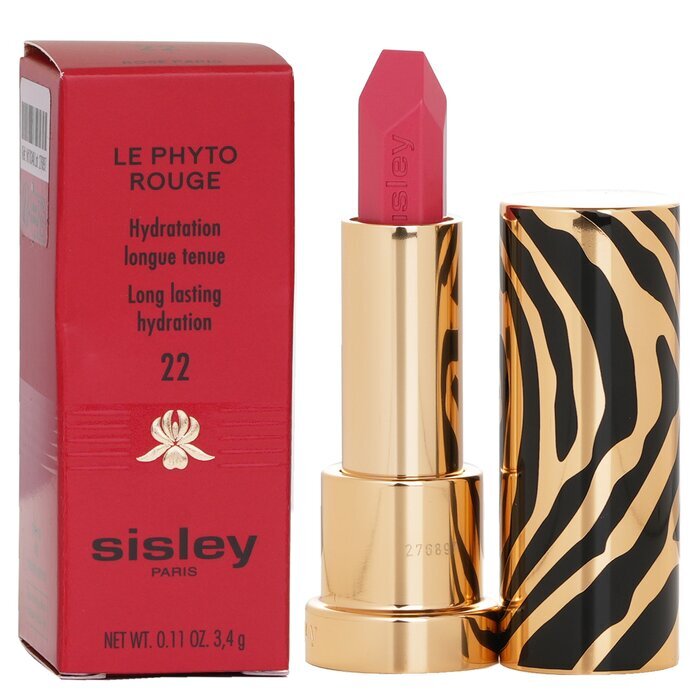 Sisley Le Phyto Rouge Langanhaltender Feuchtigkeits-Lippenstift – Nr. 22 Rose Paris, 3,4 g/0,11 oz