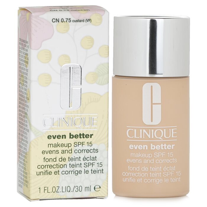 Clinique Even Better Makeup SPF15 (trockene Mischhaut bis fettige Mischhaut) – CN 0,75 Custard, 30 ml/1 oz