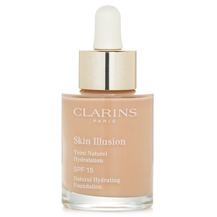 Clarins Skin Illusion Natürliche feuchtigkeitsspendende Grundierung SPF 15 Nr. 107 Beige, 30 ml