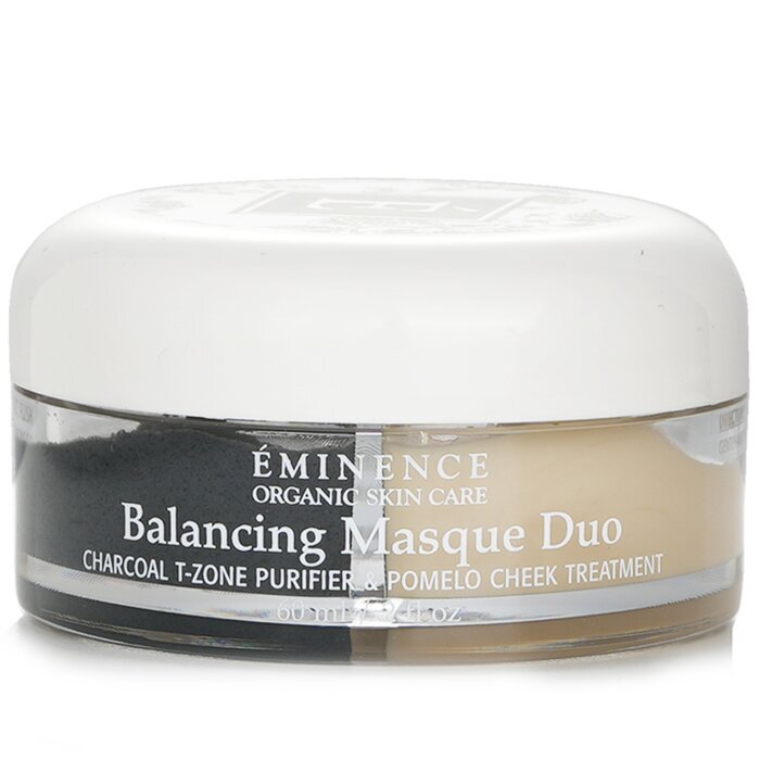 Eminence Balancing Masque Duo: T-Zonen-Reiniger mit Aktivkohle und Wangenbehandlung mit Pomelo – für Mischhauttypen, 60 ml/2 oz