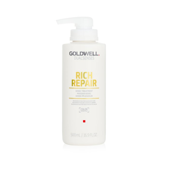 Goldwell Dual Senses Rich Repair 60Sec Treatment (Regeneration für strapaziertes Haar) 500ml/16.9oz