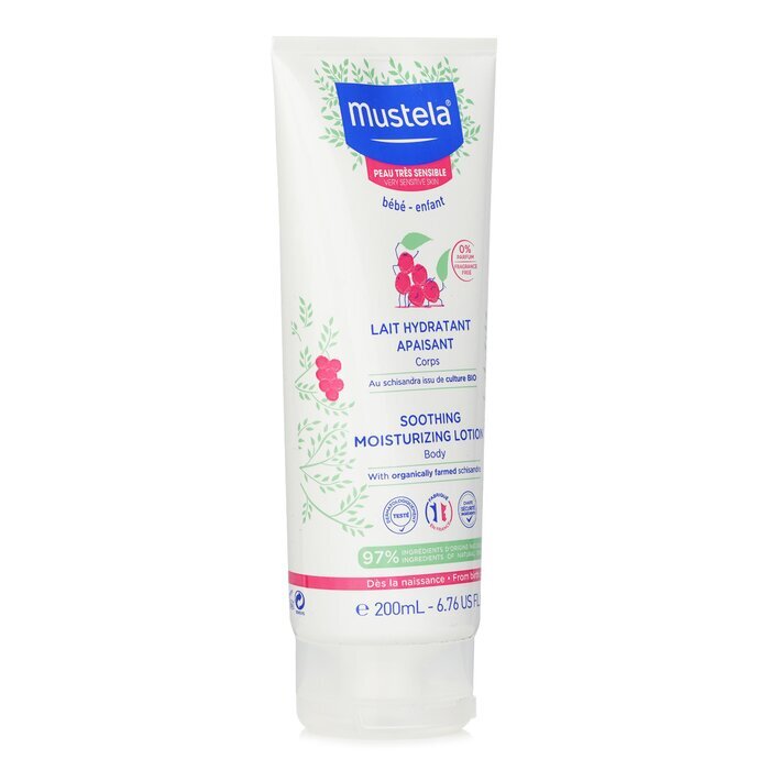 Mustela Beruhigende Feuchtigkeitslotion - Für sehr empfindliche Haut 200 ml/6,76 oz