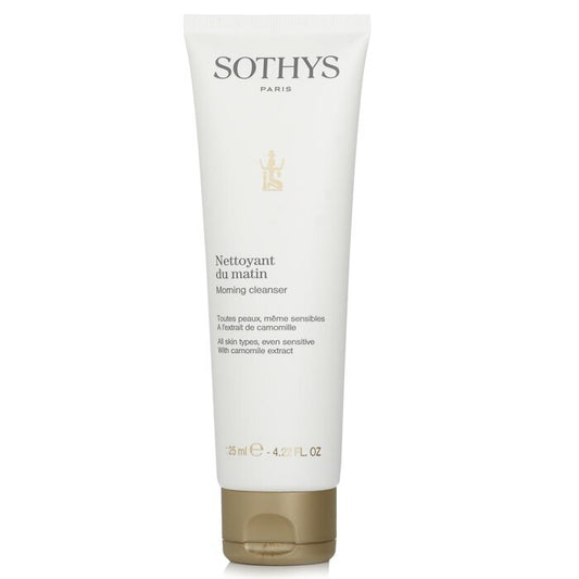 Sothys Morning Cleanser – Für alle Hauttypen, auch für empfindliche Haut, mit Kamillenextrakt, 125 ml