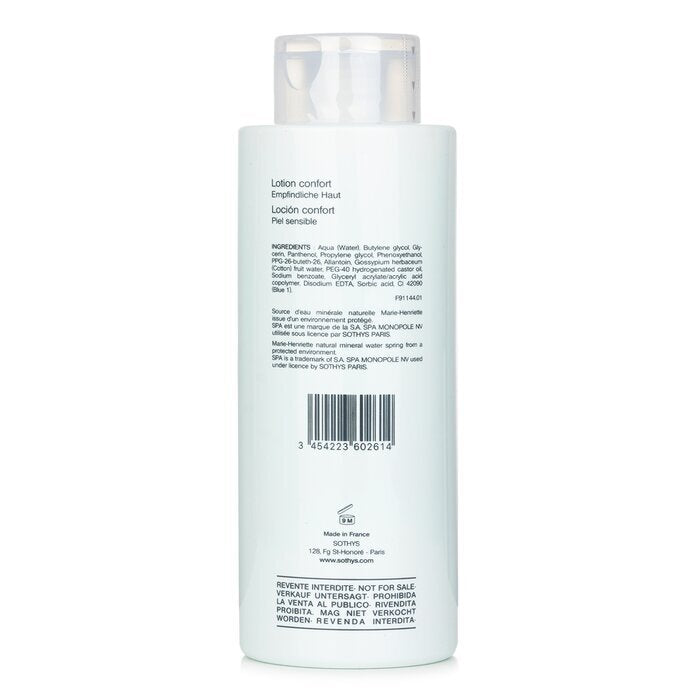 Sothys Comfort Lotion – für empfindliche Haut (Salongröße) 500 ml/16,9 oz