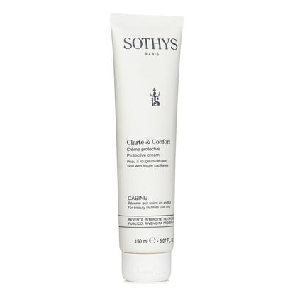 Sothys Clarte &amp; Comfort Schutzcreme – Für Haut mit empfindlichen Kapillaren (Salongröße) 150 ml