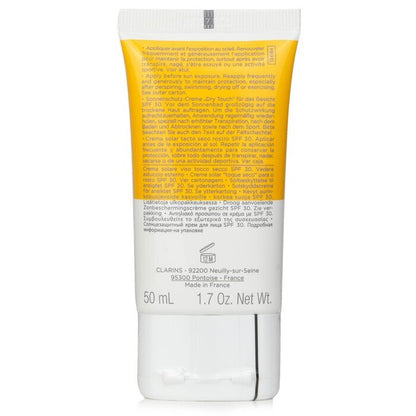 Clarins Dry Touch Sonnenpflegecreme für das Gesicht LSF 30, 50 ml