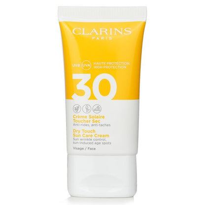 Clarins Dry Touch Sonnenpflegecreme für das Gesicht LSF 30, 50 ml