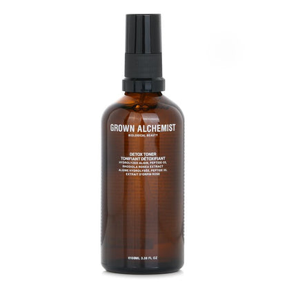 Grown Alchemist Detox Toner – Hydrolysiertes Algin, Peptid-33 und Rhodiola Rosea-Extrakt, 100 ml/3,38 oz