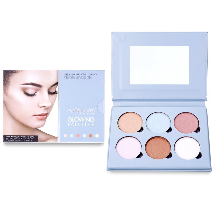 Bellapierre Cosmetics Glowing Palette 2 (6x Illuminator) 17,28 g/0,6 oz