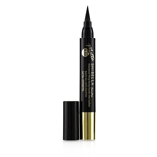 SHIBELLA Cosmetics Wasserfester, 24 Stunden lang anhaltender Wing Stamp Eyeliner, doppelseitiger Eyeliner – Dicker Stempel, 4,5 ml/0,1587 oz