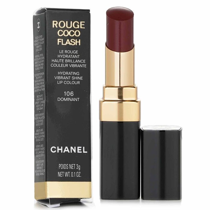 Chanel Rouge Coco Flash Feuchtigkeitsspendender Lippenstift mit leuchtendem Glanz – Nr. 106 Dominant, 3 g/0,1 oz