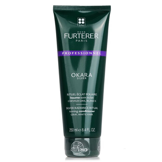 Rene Furterer Okara Silver Silver Radiance Ritual Toning Conditioner - Gray, White Hair (Salon Product) 250ml/8.4oz