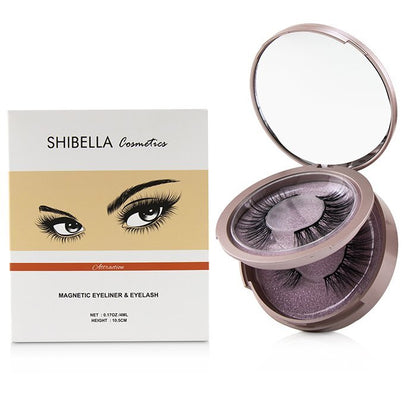 SHIBELLA Cosmetics Magnetischer Eyeliner und Wimpernset – # Attraction 3-tlg.