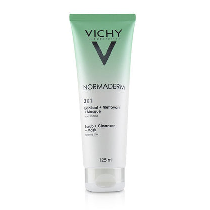 Vichy Normaderm 3-in-1-Peeling + Reinigungsmittel + Maske (für zu Akne neigende Haut/empfindliche Haut) 125 ml