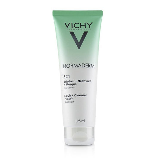 Vichy Normaderm 3-in-1-Peeling + Reinigungsmittel + Maske (für zu Akne neigende Haut/empfindliche Haut) 125 ml