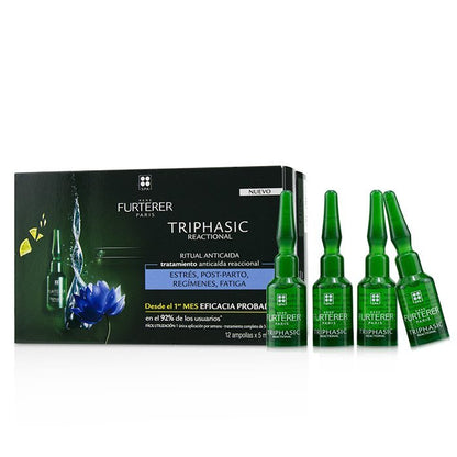 Rene Furterer Triphasic Reactional Anti-Hair Loss Ritual Sudden Hair Loss Treatment 12x5ml/0.16oz