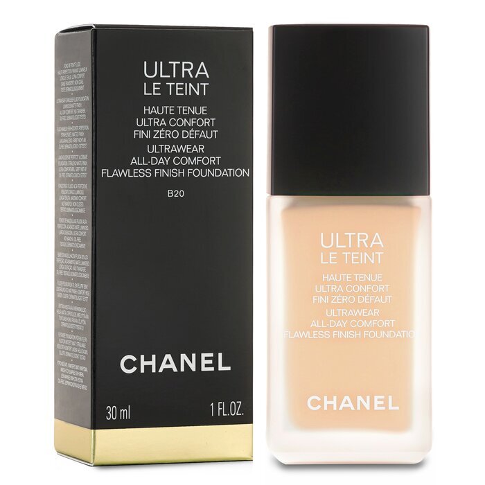 Chanel Ultra Le Teint Ultrawear All Day Comfort Makelloses Finish Foundation - Nr. B20 30 ml/1 oz