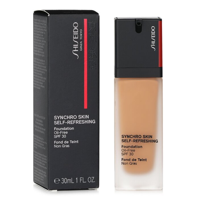 Shiseido Synchro Skin Selbsterfrischende Foundation LSF 30 – Nr. 360 Citrin, 30 ml